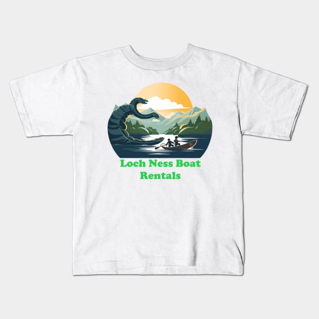 Loch Ness Kids T-Shirt by Jason's Finery